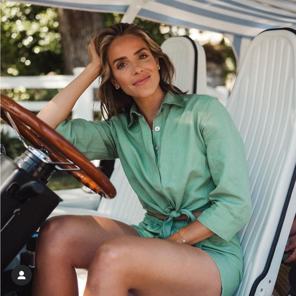 NWT Hermoza Betty Shirt in fair green